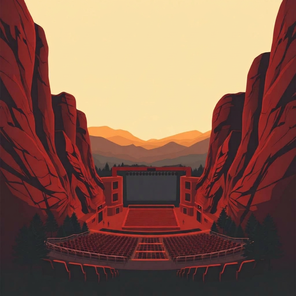 Illustration: Red Rocks Amphitheater