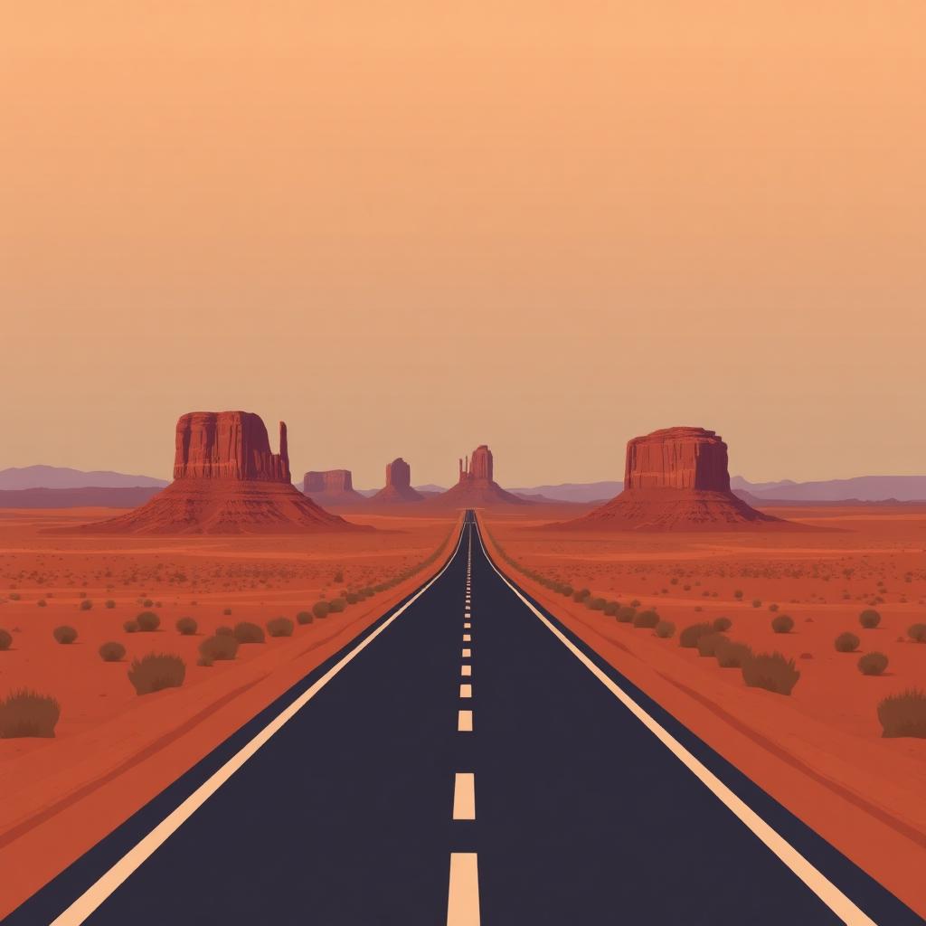 Illustration: Four Corners · Monument Valley