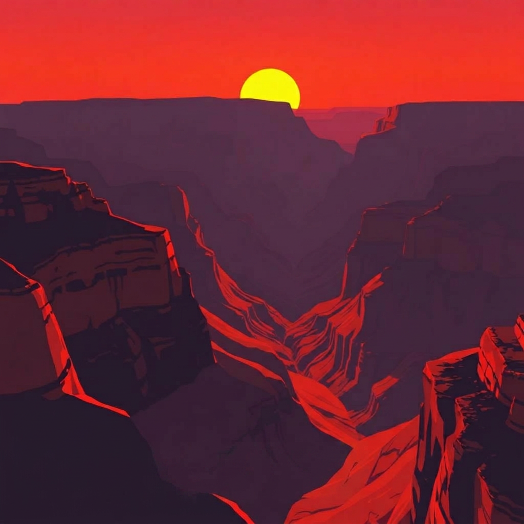 Illustration: Grand Canyon South Rim
