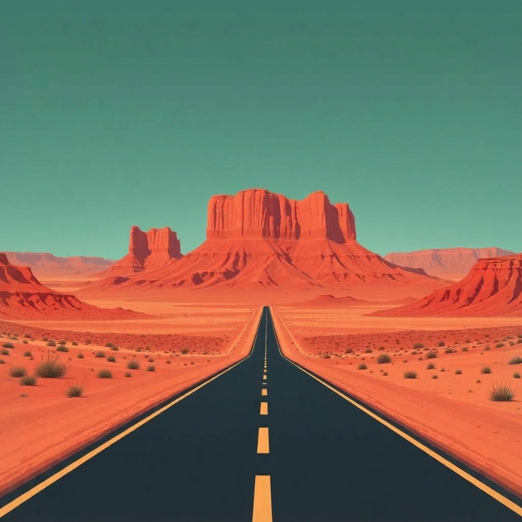 Illustration: Mars Desert · Factory Butte