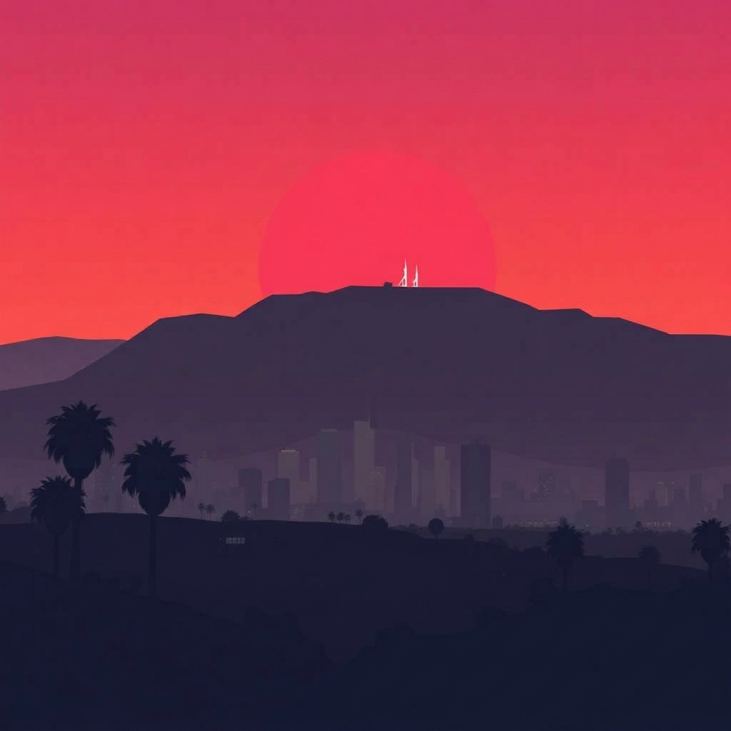 Illustration: Hollywood Hills · Beverly Hills