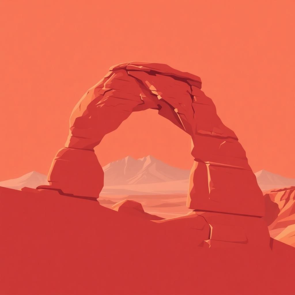 Illustration: Arches NP · Delicate Arch