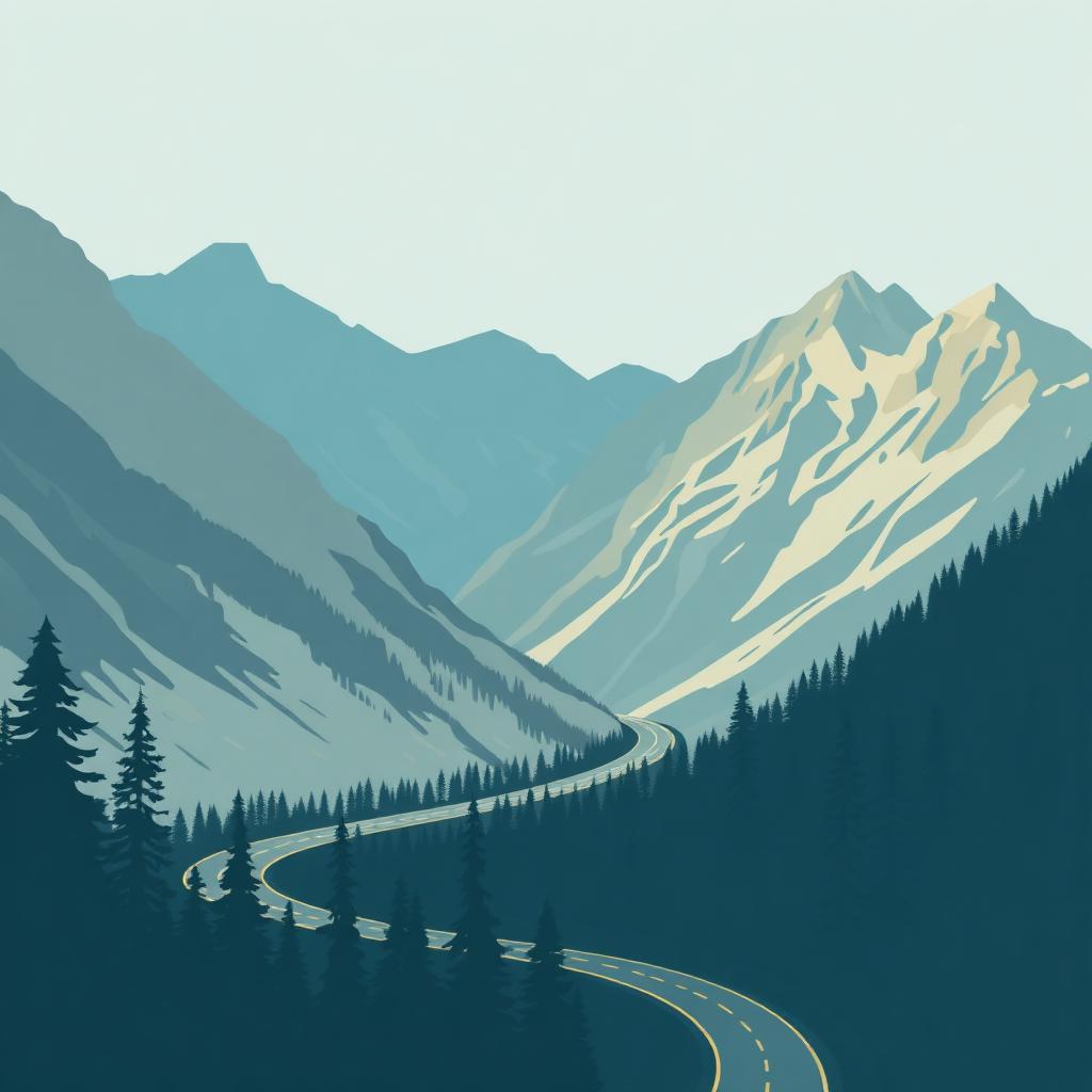Illustration: Million Dollar Highway · San Juans