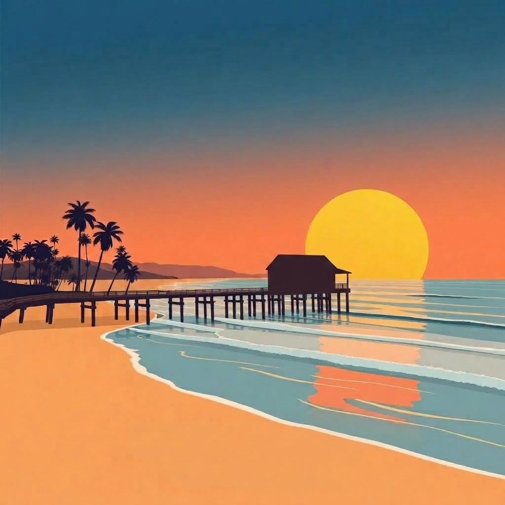 Illustration: Pacific Coast · La Jolla