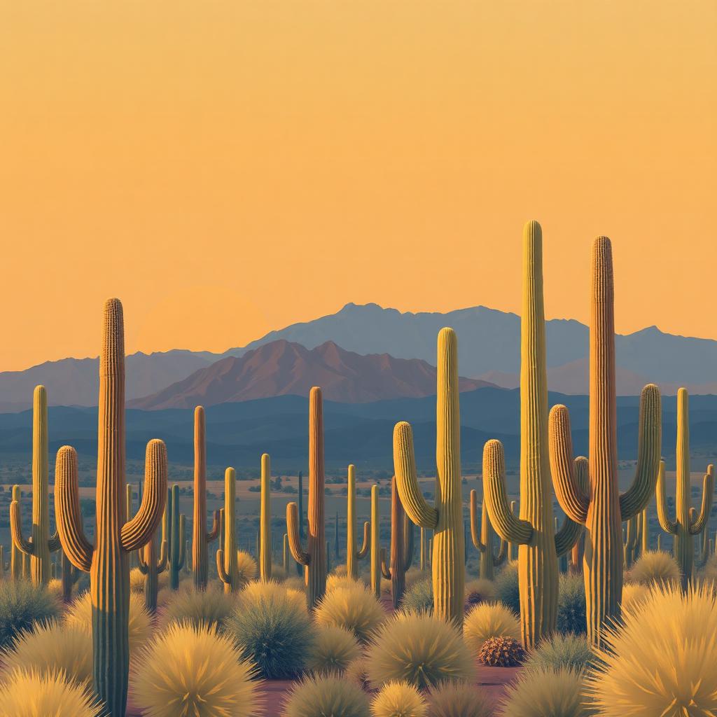 Illustration: Saguaro National Park